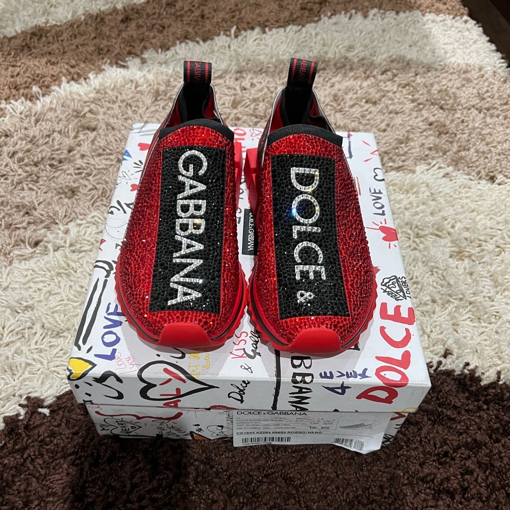 Dolce Gabbana logo tape Sorrento sneakers